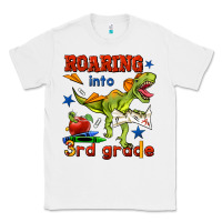 White roaring into 3rd grade Classic Tee - BundleAndBundleShop