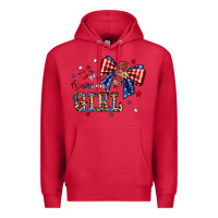 Cardinal cute american girl Premium Hoodie - JahusDesignShop