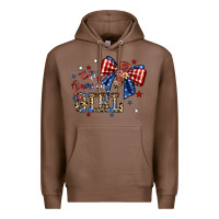 Chestnut cute american girl Premium Hoodie - JahusDesignShop