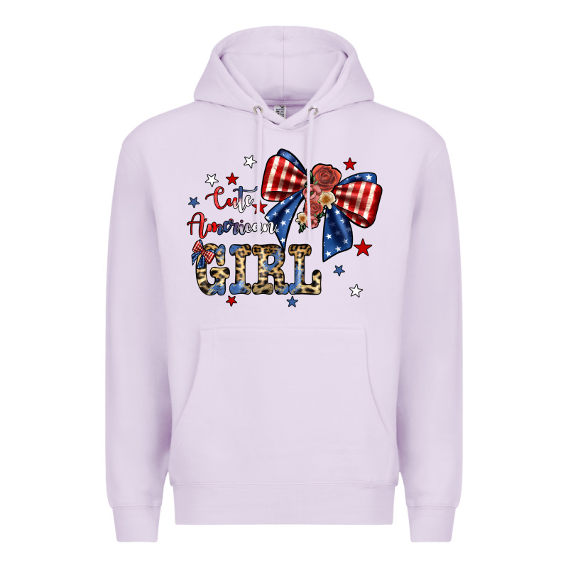 Cute American Girl Premium Hoodie by JahusDesignShop | Teevron