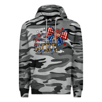 Slate Camo cute american girl Premium Hoodie - JahusDesignShop