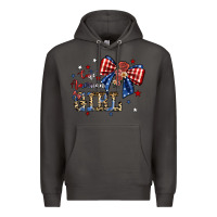 Smoke cute american girl Premium Hoodie - JahusDesignShop