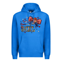 True Royal cute american girl Premium Hoodie - JahusDesignShop