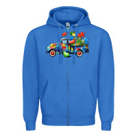 True Royal Autism truck Zipper Hoodie - CowGirlArtShop