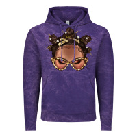 Cloud Purple Afro Bantu Knots Hairstyles Messy Bun With Clasp Bbs  2 Vintage Hoodie - BundleAndBundleShop