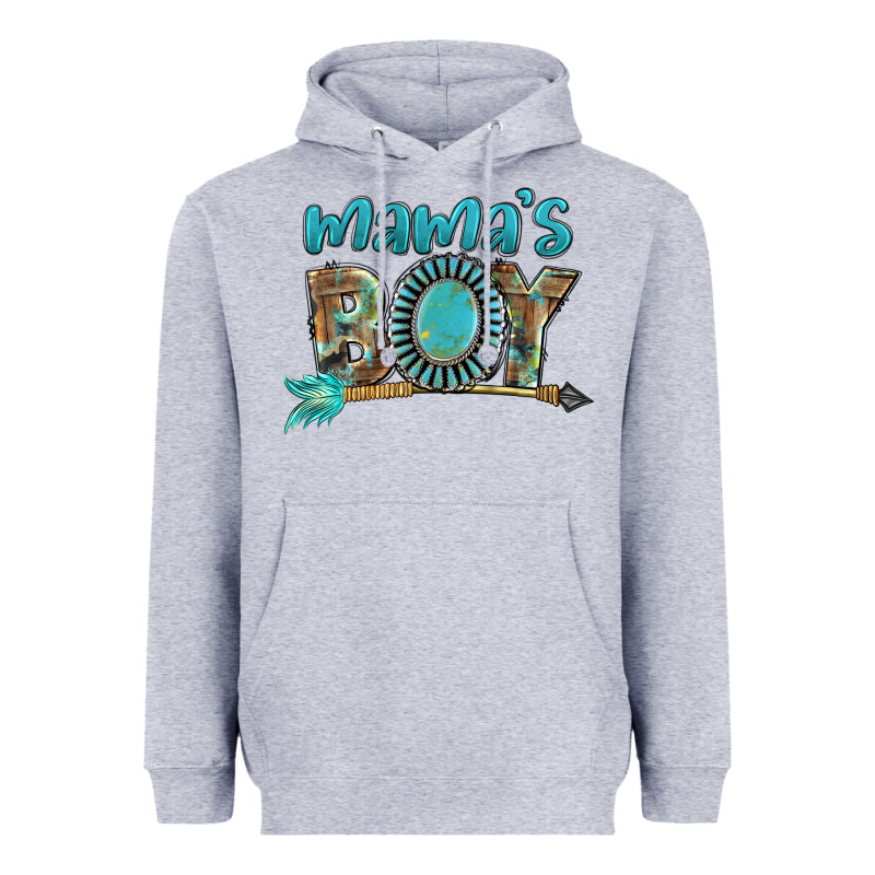Mama's Boy Mother's Day Heavyweight Hoodie by FaDigitalArtStudio | Teevron