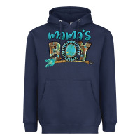 Navy Mama's boy Mother's Day Heavyweight Hoodie - FaDigitalArtStudio