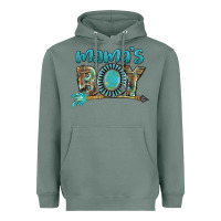 Sage Mama's boy Mother's Day Heavyweight Hoodie - FaDigitalArtStudio