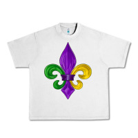 Lunar Rock mardi gras fleur de lis Urban Heavy Tee - LillyAllenDesigns