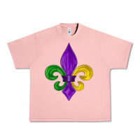 Salmon mardi gras fleur de lis Urban Heavy Tee - LillyAllenDesigns