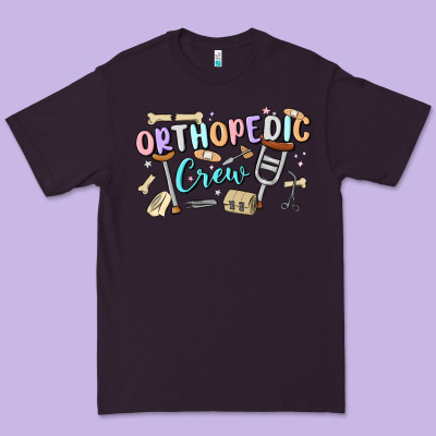 Orthopedic Crew Premium Tee Designed By Maliassmallbusiness