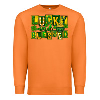 Carrot Lucky and blessed St. Patricks Day Premium Sweatshirt - FaDigitalArtStudio