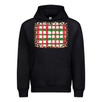 Black Christmas Pattern Urban Hoodie - CowhideDigitalArt