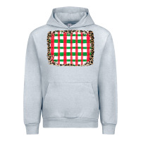 Heather Grey Christmas Pattern Urban Hoodie - CowhideDigitalArt