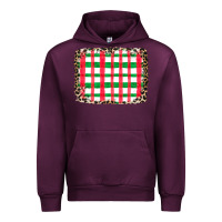 Mauve Wine Christmas Pattern Urban Hoodie - CowhideDigitalArt