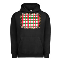 Pigment Black Christmas Pattern Urban Hoodie - CowhideDigitalArt