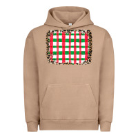 Pigment Burro Christmas Pattern Urban Hoodie - CowhideDigitalArt
