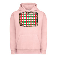 Pigment Salmon Christmas Pattern Urban Hoodie - CowhideDigitalArt