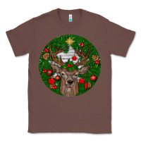 Chestnut deer christmas Classic Tee - BundleAndBundleShop
