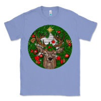 Colony Blue deer christmas Classic Tee - BundleAndBundleShop