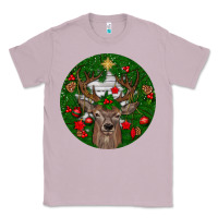 Lilac deer christmas Classic Tee - BundleAndBundleShop