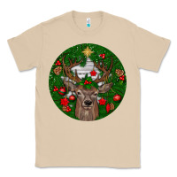 Mushroom deer christmas Classic Tee - BundleAndBundleShop