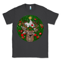 Smoke deer christmas Classic Tee - BundleAndBundleShop
