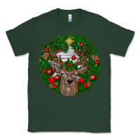 Sports Green deer christmas Classic Tee - BundleAndBundleShop