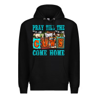 Black pray till the cows come home olivia Premium Hoodie - OliviaCreatesArt