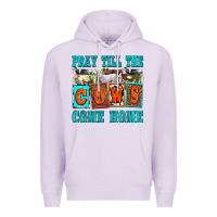 Lilac pray till the cows come home olivia Premium Hoodie - OliviaCreatesArt