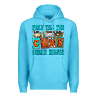 Ocean Blue pray till the cows come home olivia Premium Hoodie - OliviaCreatesArt