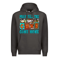 Smoke pray till the cows come home olivia Premium Hoodie - OliviaCreatesArt