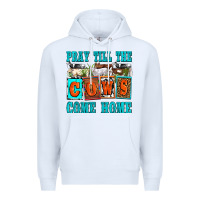 White pray till the cows come home olivia Premium Hoodie - OliviaCreatesArt