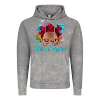 Cloud Rock Afro Bantu Knots Red Hairdresser With Leopard Glasses Bbs Vintage Hoodie - BundleAndBundleShop