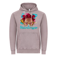 Afro Bantu Knots Red Hairdresser With Leopard Glasses Bbs Vintage Hoodie | Teevron