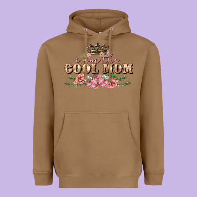 I Am The Cool Mom Mother's Day Heavyweight Hoodie Designed By Fadigitalartstudio