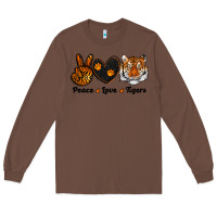 Chestnut peace love tigers Long Sleeve Tee - RanaPortraitStore