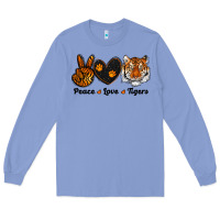 Colony Blue peace love tigers Long Sleeve Tee - RanaPortraitStore