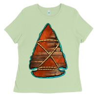 Matcha wooden arrowhead Ladies Tee - Jasminsmagicworld