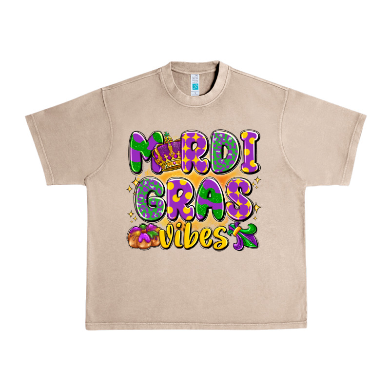 Mardi Gras Vibes Urban Heavy Tee by LillyAllenDesigns | Teevron