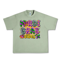 Oil Green mardi gras vibes Urban Heavy Tee - LillyAllenDesigns