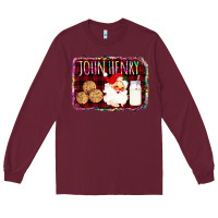 Burgundy john henry Long Sleeve Tee - Bettercallsaul