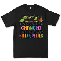 Black if nothing ever changed thered be no butterflies Premium Tee - MaliasSmallBusiness