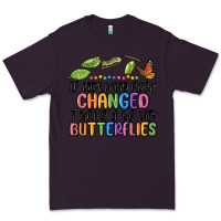Plum if nothing ever changed thered be no butterflies Premium Tee - MaliasSmallBusiness