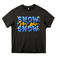 Asphalt snow snow snow with sparkle Heavy Core Tee - AdoDesignShop
