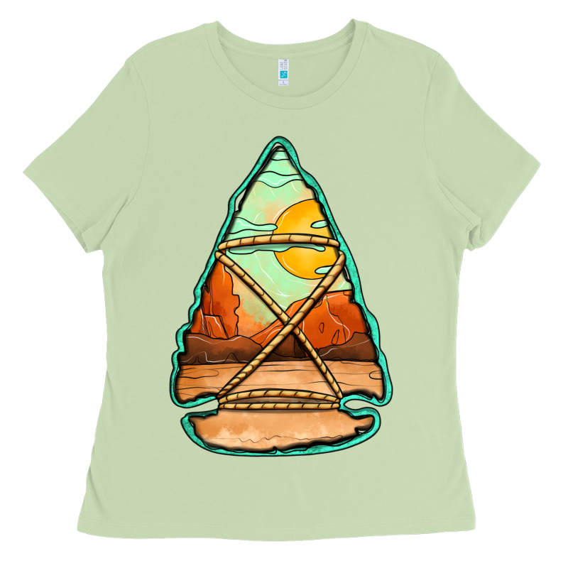 Western Desert Arrowhead Ladies Tee by Jasminsmagicworld | Teevron