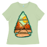Matcha western desert arrowhead Ladies Tee - Jasminsmagicworld