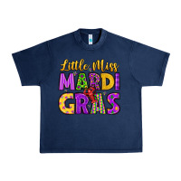 Navy little miss mardi gras Urban Heavy Tee - LillyAllenDesigns