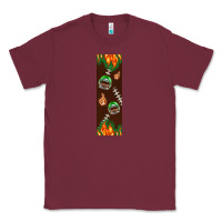 Burgundy American football dad pen wrap Classic Tee - BundleAndBundleShop