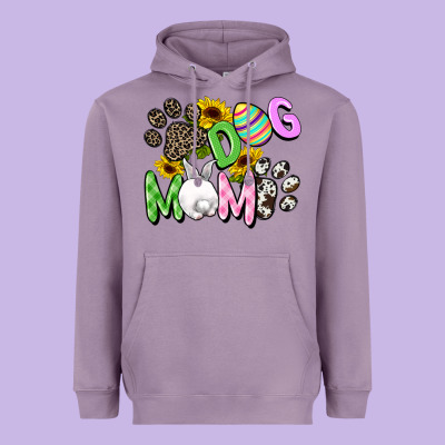 Dog Mom Easter Mother's Day Heavyweight Hoodie Designed By Fadigitalartstudio